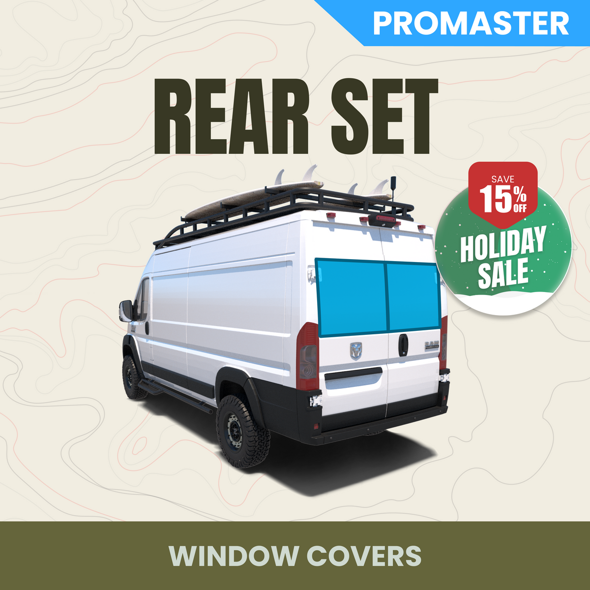 Rear Window Cover Set