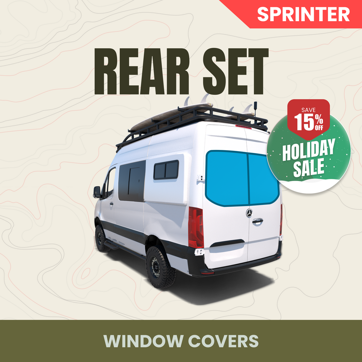 Rear Window Cover Set