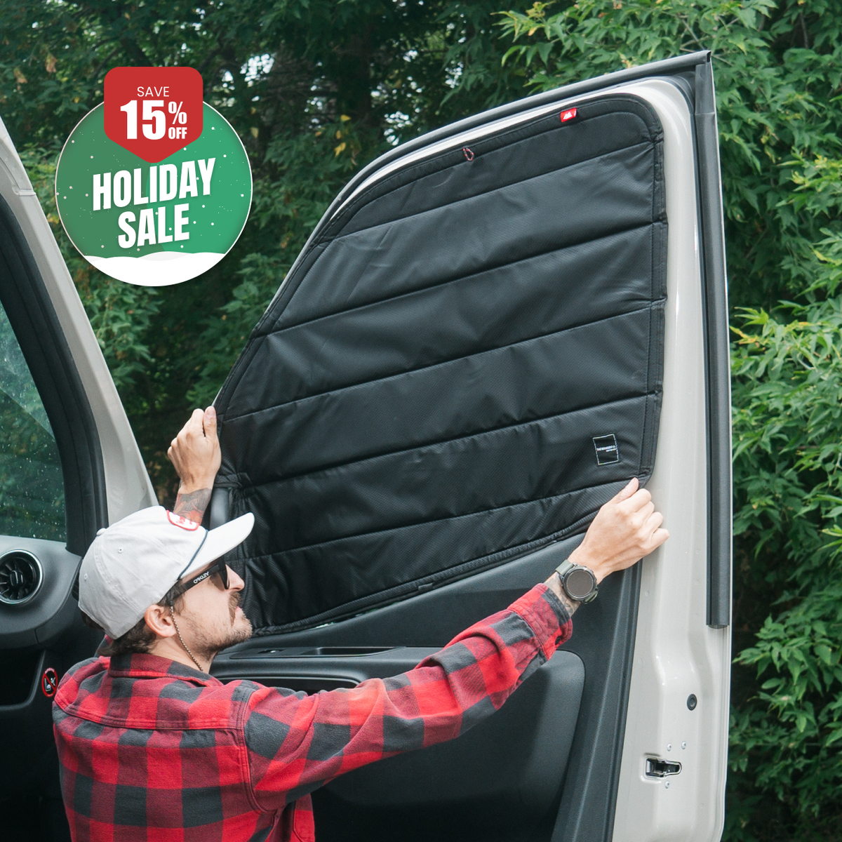 Front Driver & Passenger Window Cover Set