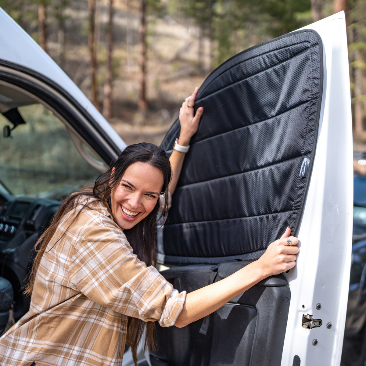 Front Driver & Passenger Window Cover Set