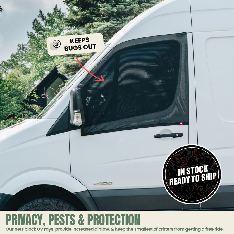 Sale: Front Cab Window Cover Set + Bug Net Bundle
