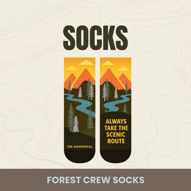 Forest Crew Socks