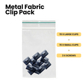 Metal Fabric Clip Pack