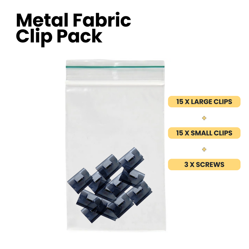 Metal Fabric Clip Pack