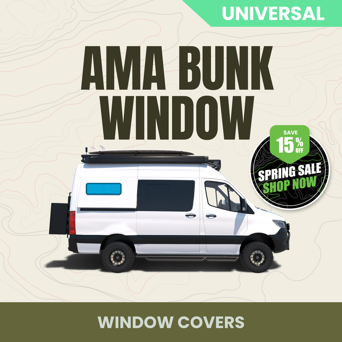 Bunk Window Cover - AMA