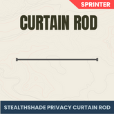 StealthShade Privacy Curtain  (Rod Only)