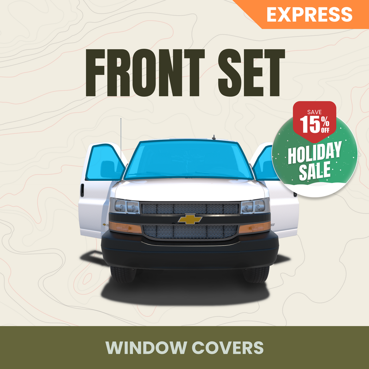 Front Cab Window Cover Set
