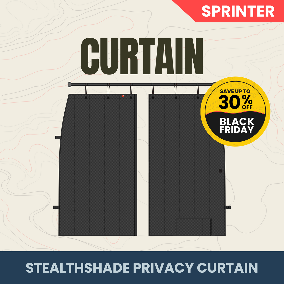 StealthShade Privacy Curtain