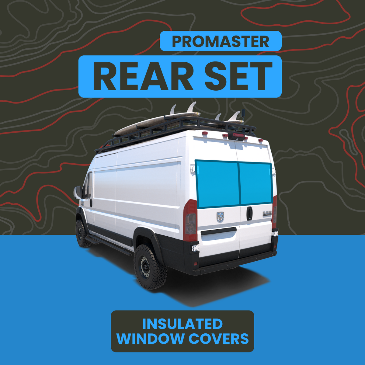 Rear Window Cover Set