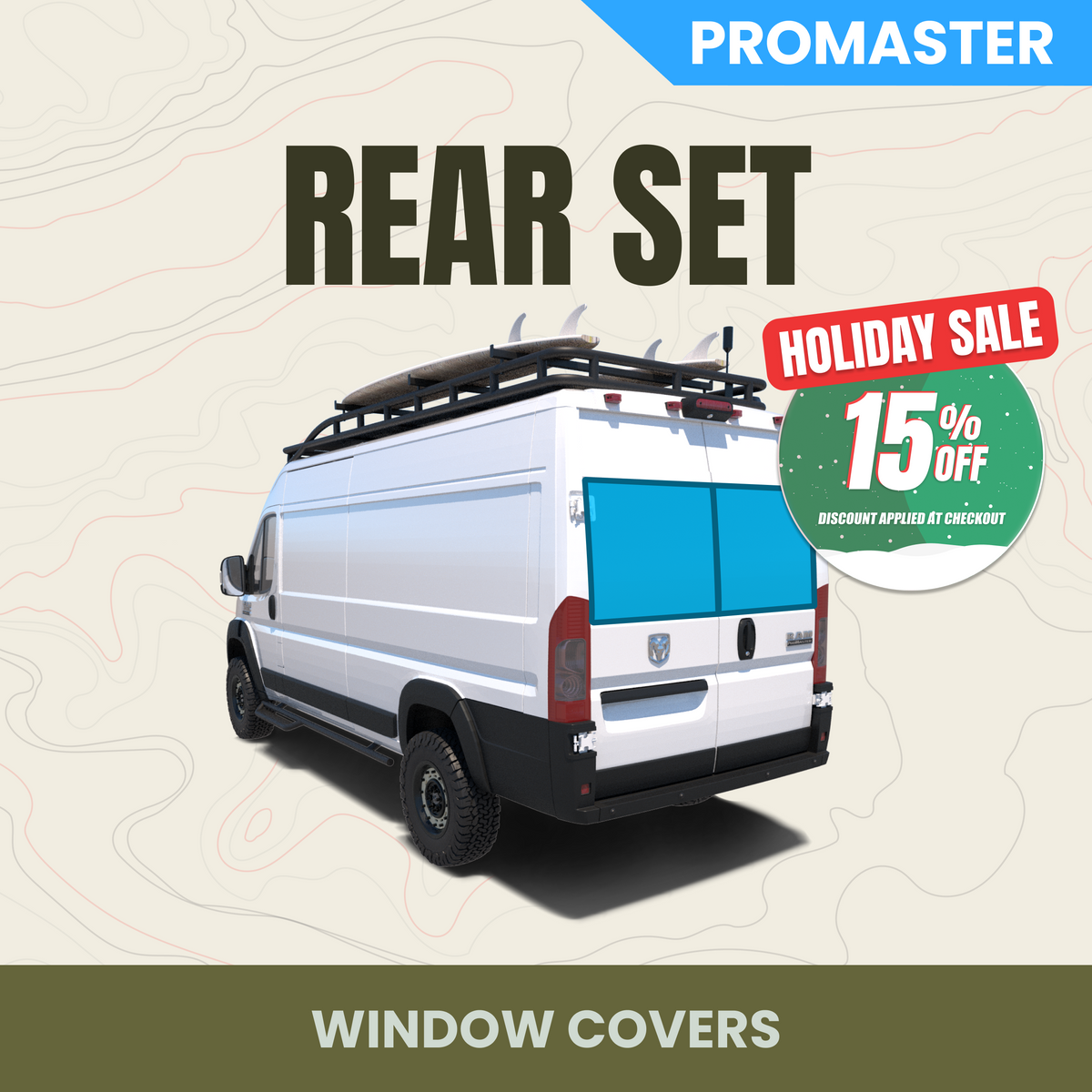 Rear Window Cover Set