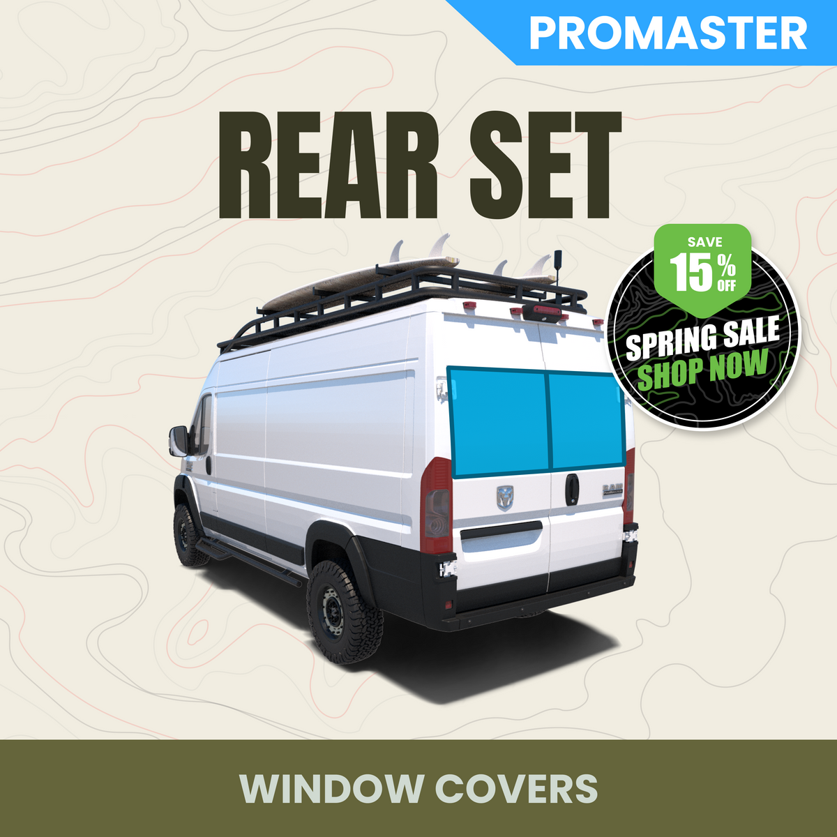 Rear Window Cover Set