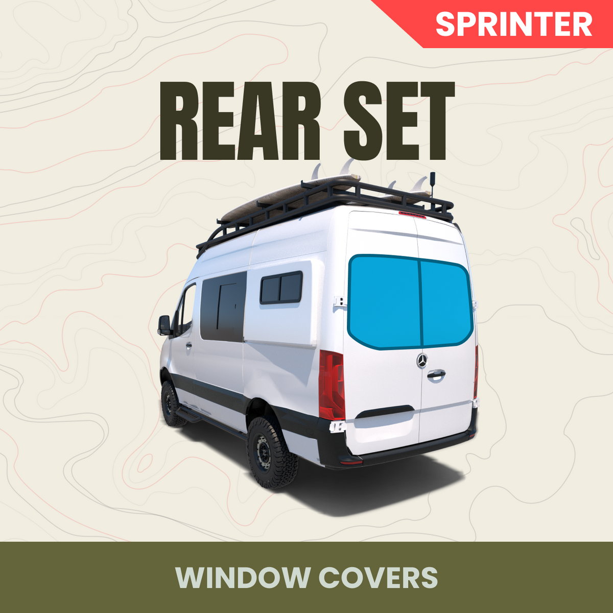 Rear Window Cover Set