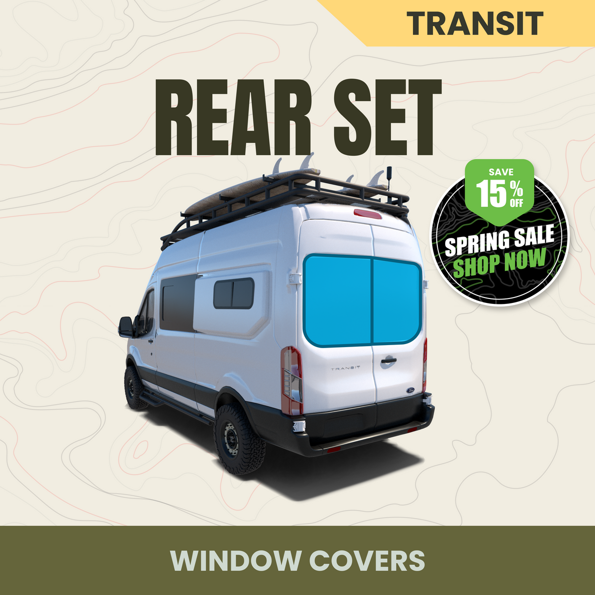 Rear Window Cover Set