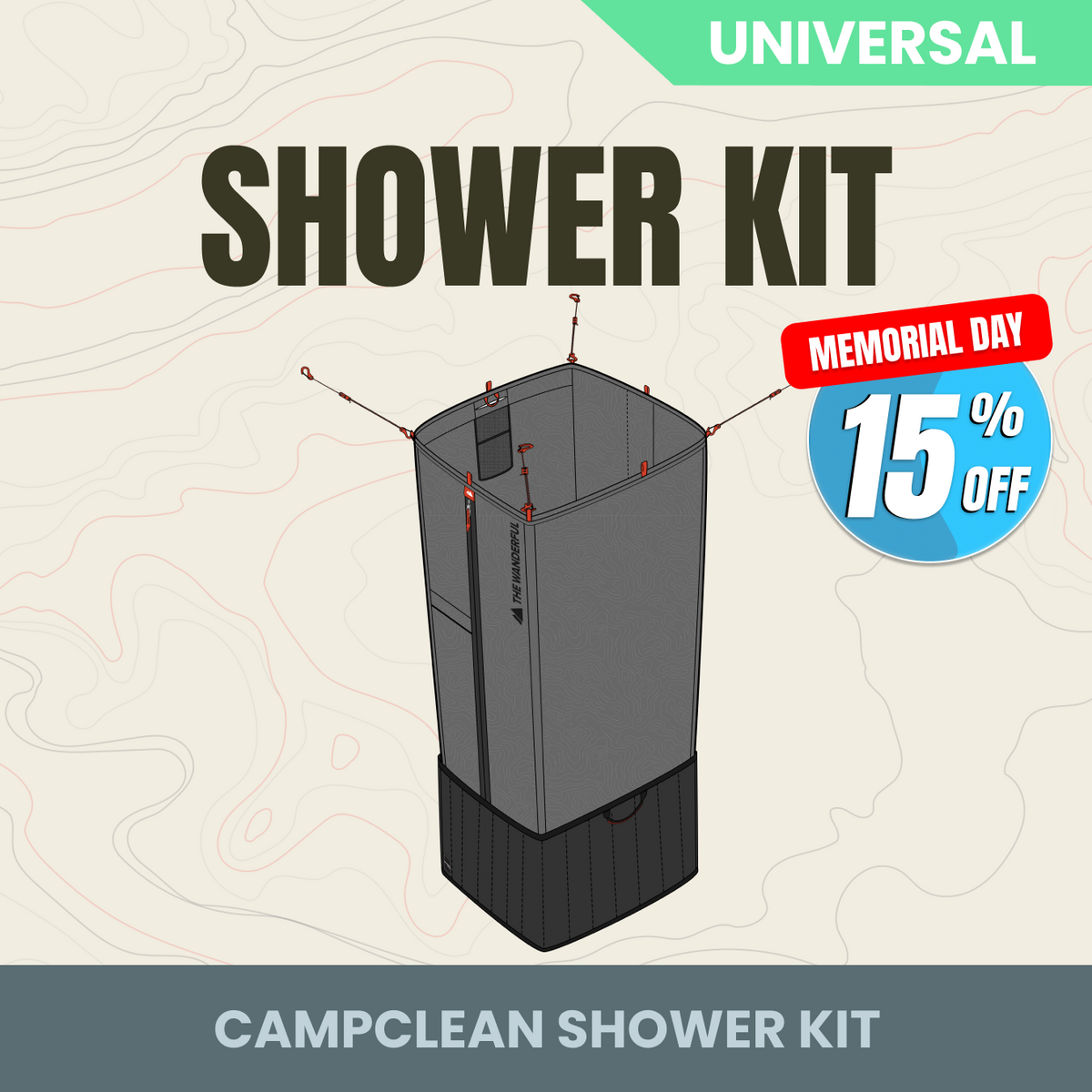 CampClean Shower Kit