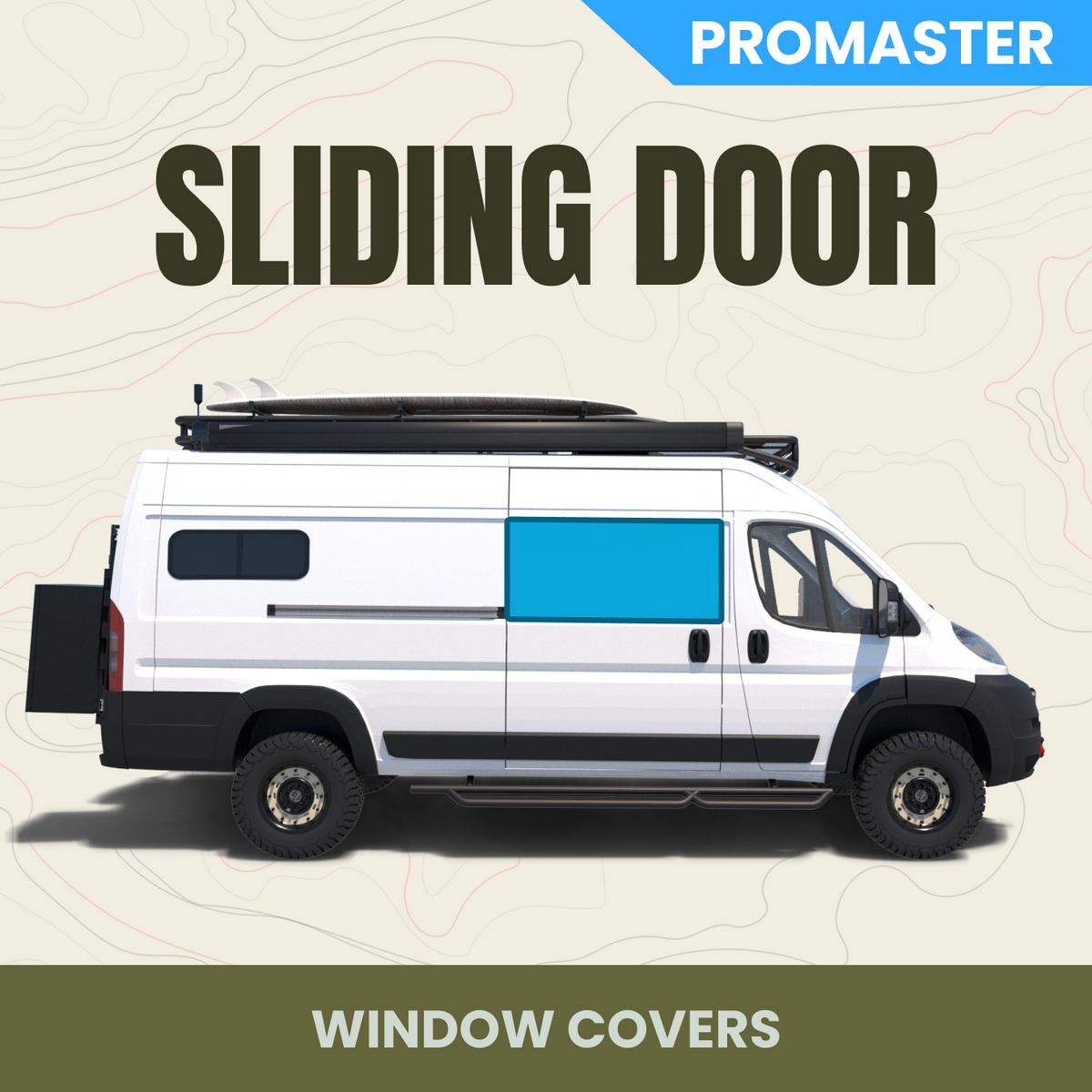 Sliding Door Window Cover