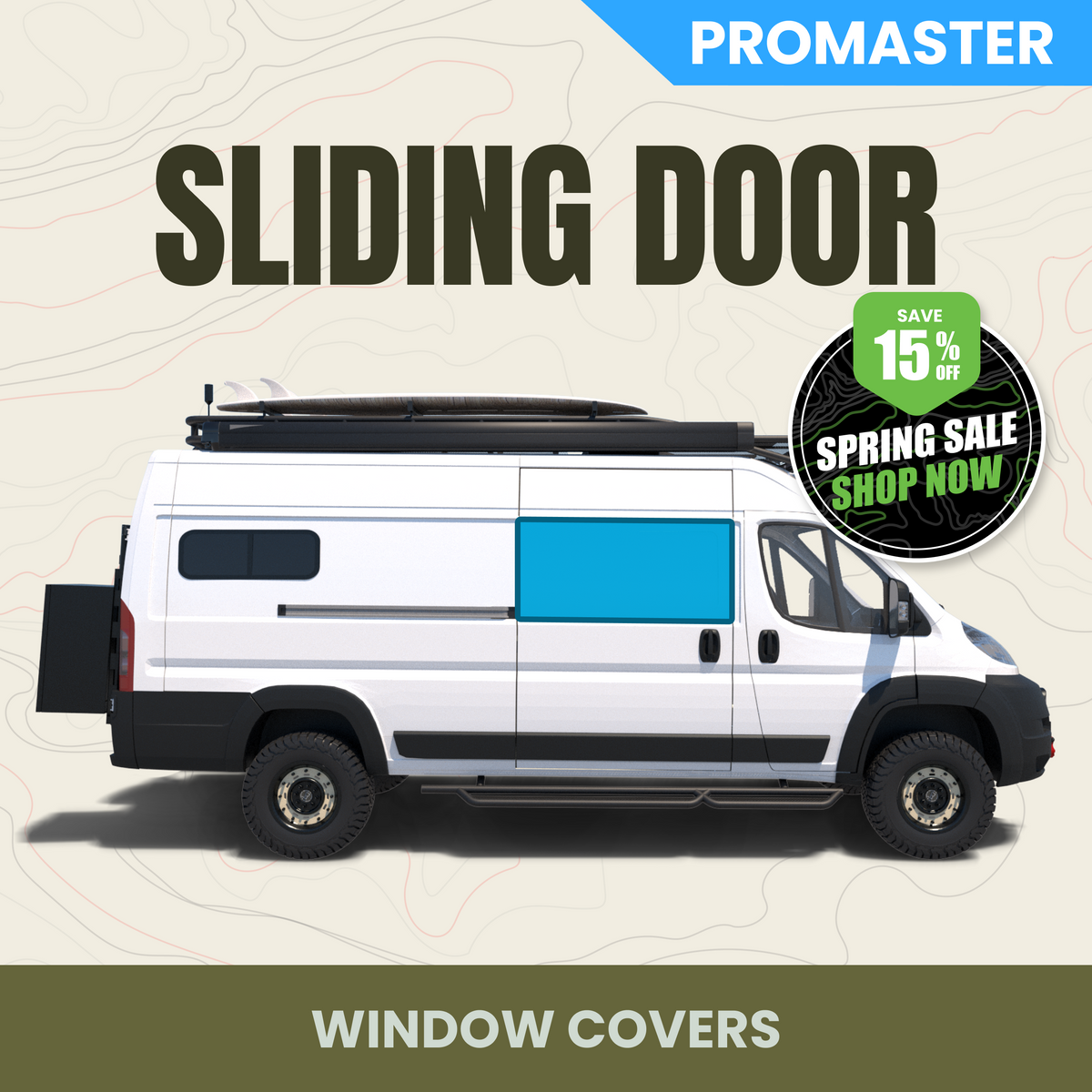 Sliding Door Window Cover