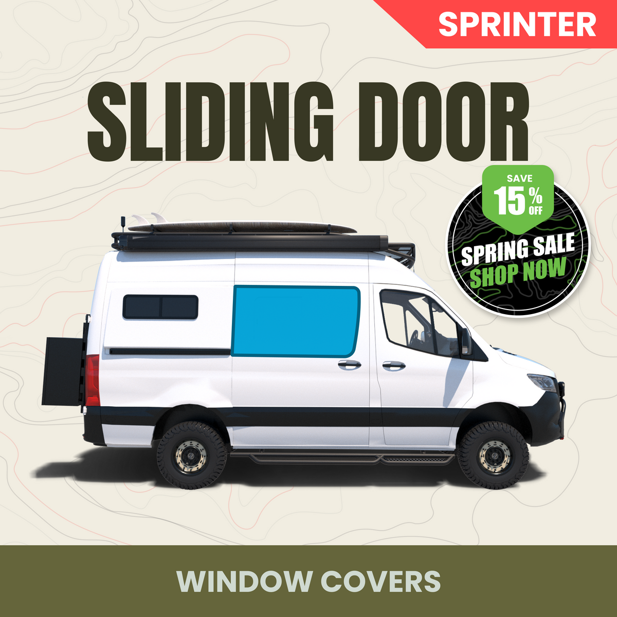 Sliding Door Window Cover