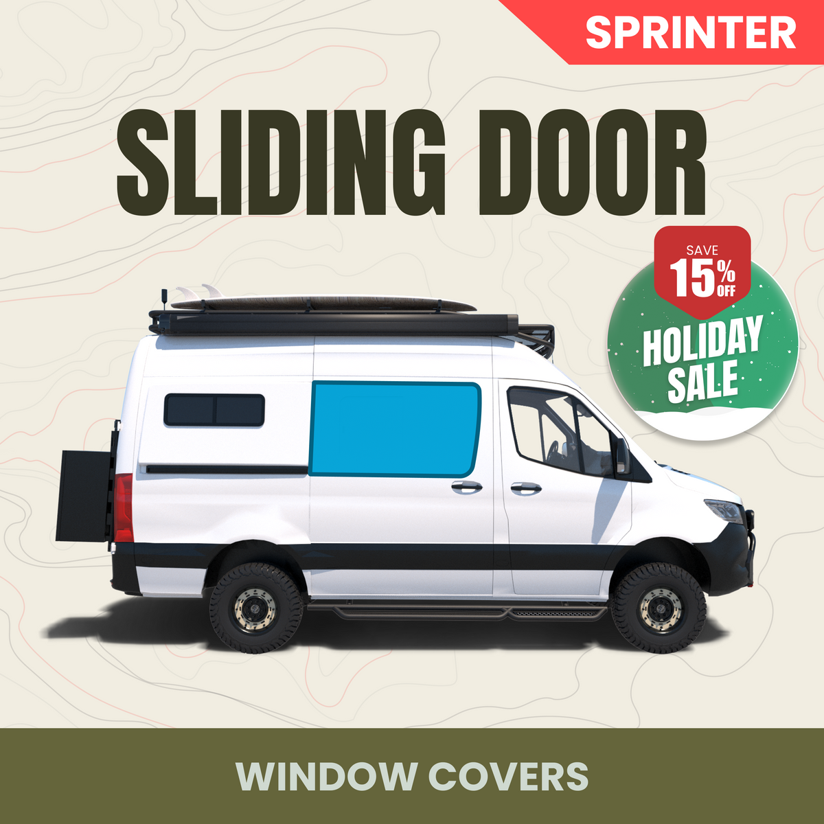 Sliding Door Window Cover