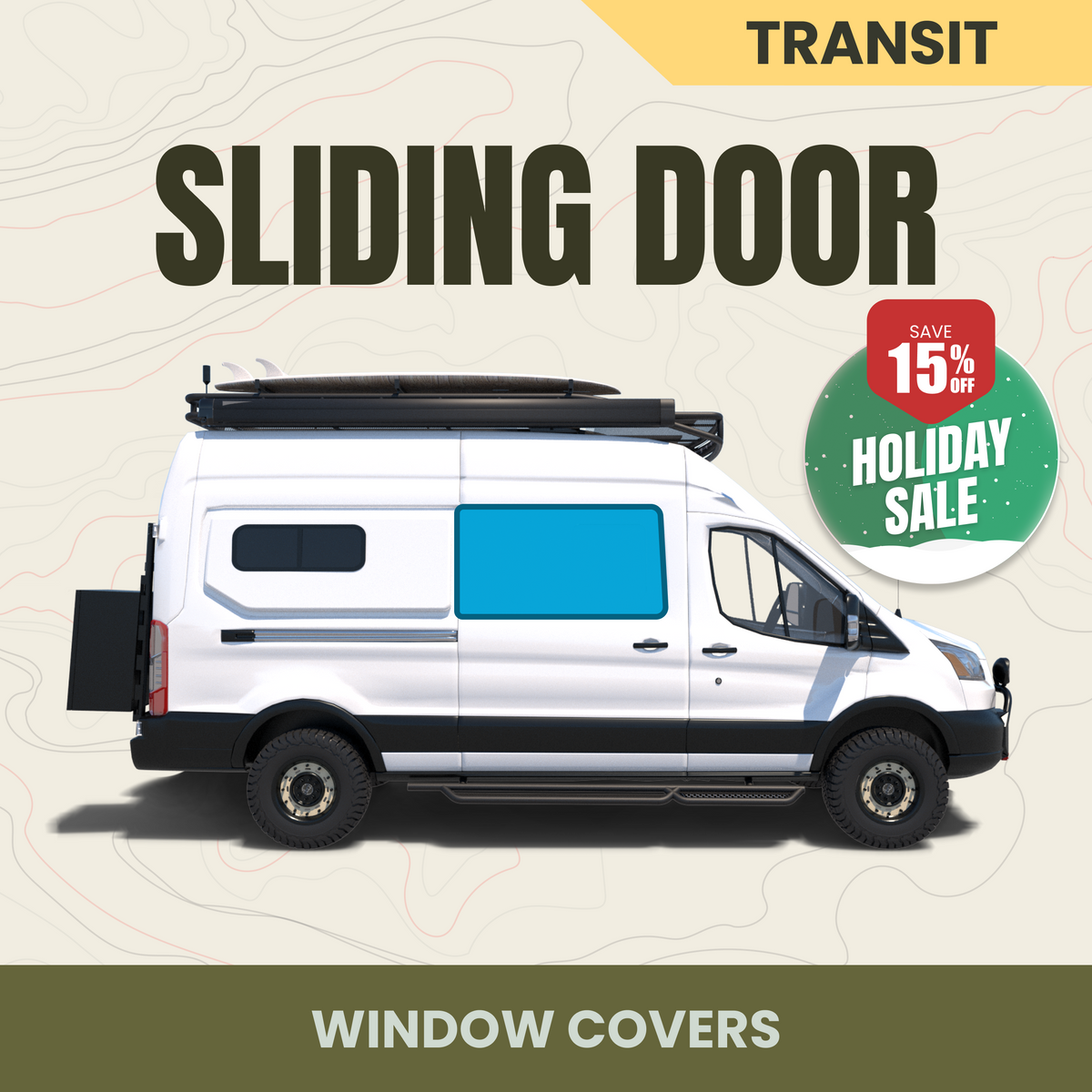 Sliding Door Window Cover