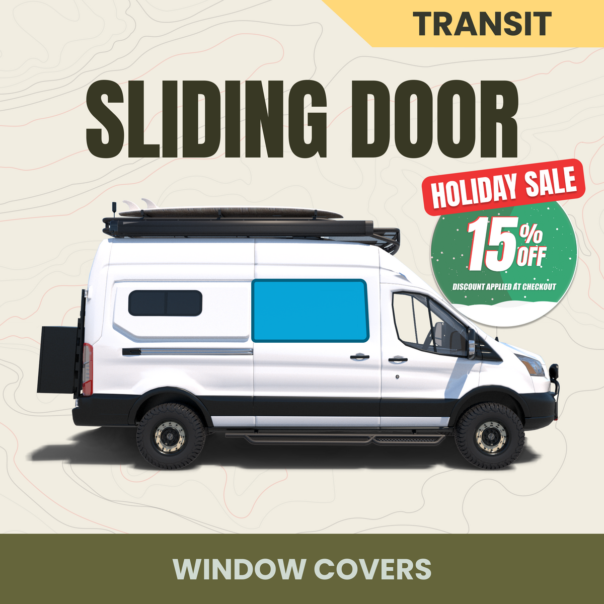 Sliding Door Window Cover