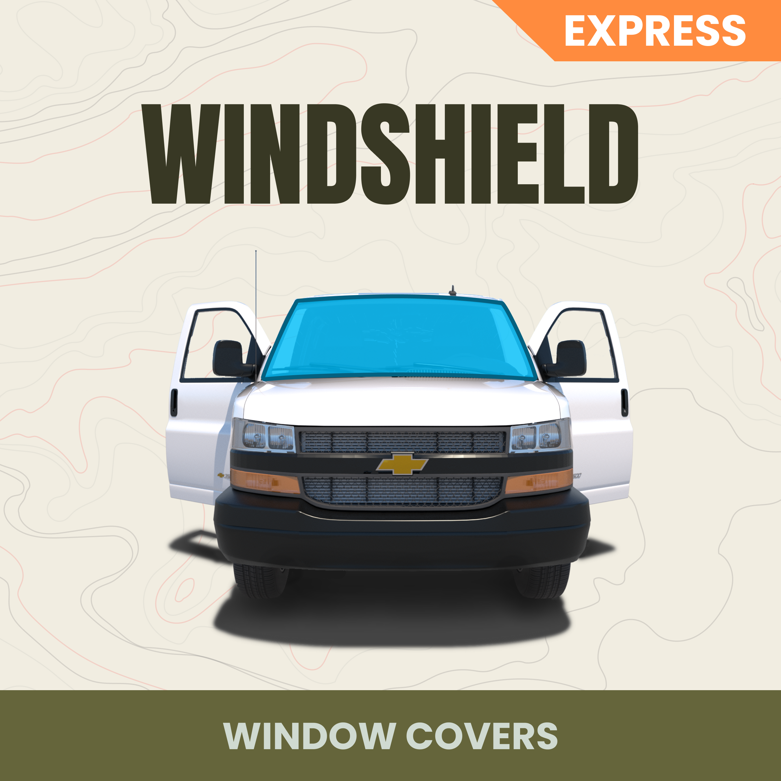 Chevy Express Windshield Cover
