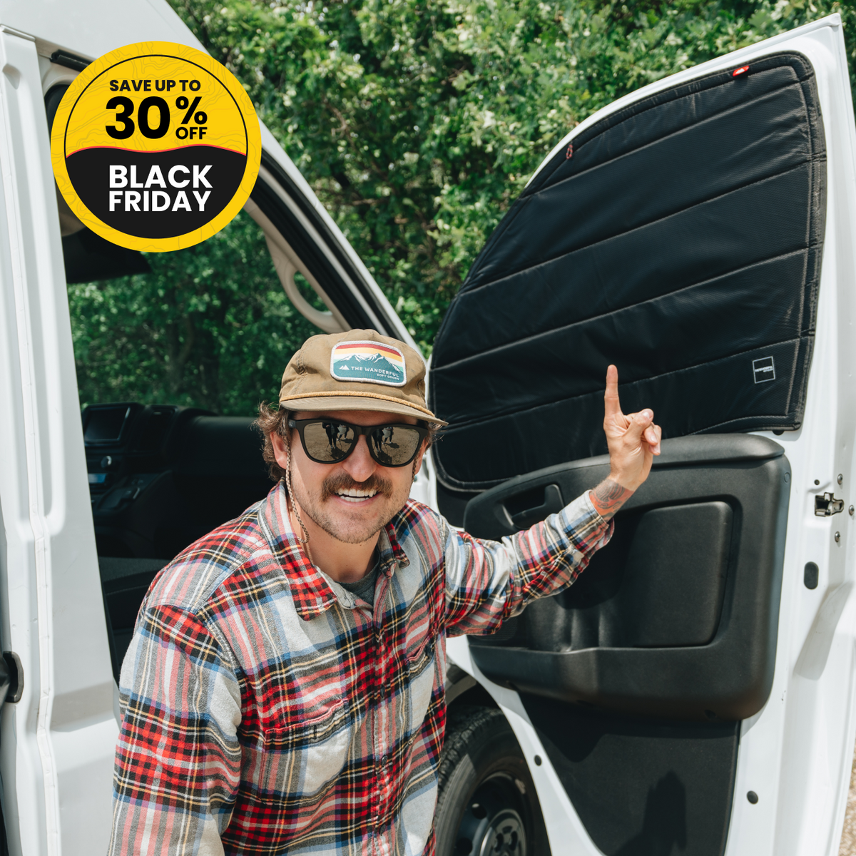 Front Cab Window Cover Set