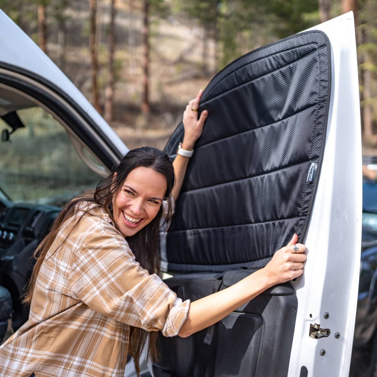 Front Cab Window Cover Set