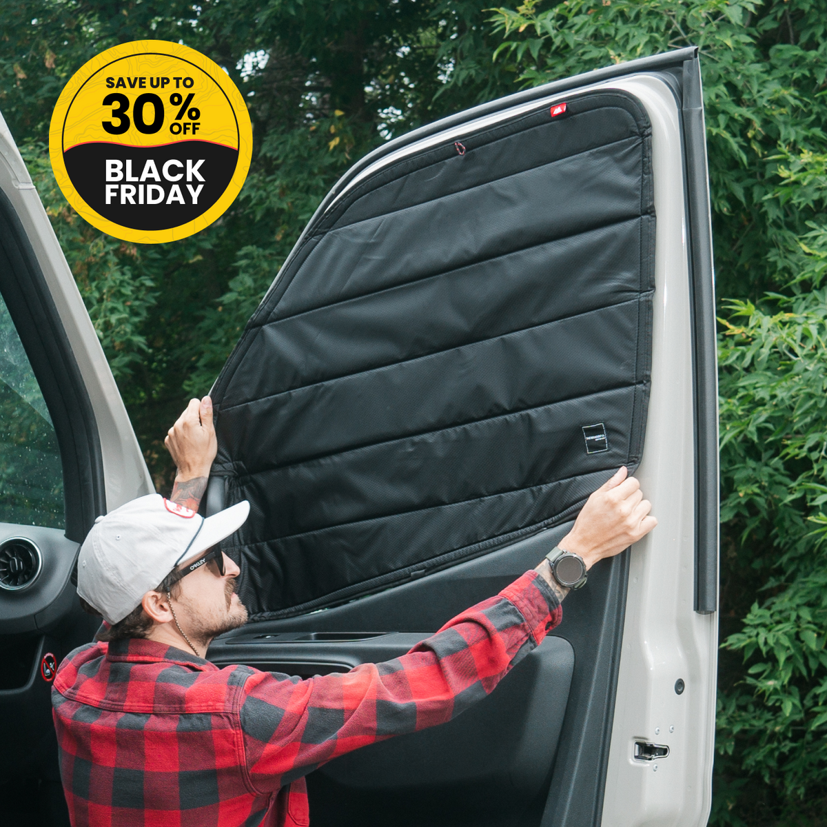 Front Cab Window Cover Set