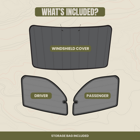 Sale: Front Cab Window Cover Set