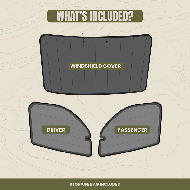 Sale: Front Cab Window Cover Set