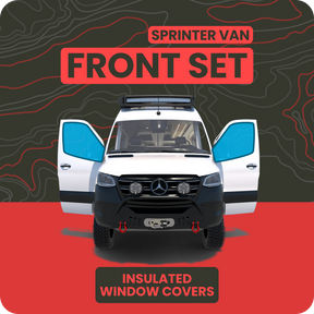 Front Driver & Passenger Window Cover Set