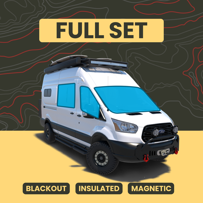 Ford Transit Full 8-Piece Window Cover Set