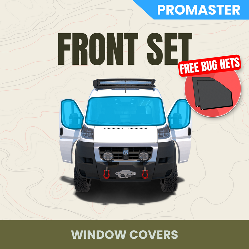 Sale: Front Cab Window Cover Set + FREE Bug Nets