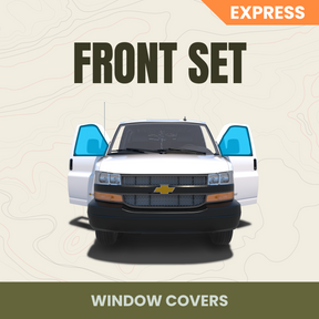 Front Driver & Passenger Window Cover Set